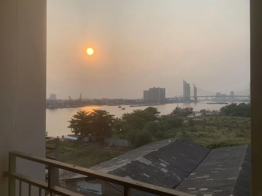 Sell U Delight Resident Riverfront Rama 3, ready room, 7th floor, river view, good price, buy quickly, don't wait