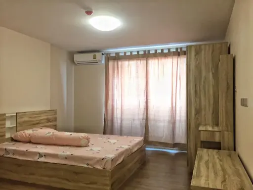 For rent, Plum Condo Phaholyothin 89, this room has a very classic tone. Don't miss it