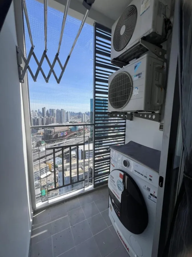 Condo for rent: The Trust Residence Ratchada-Rama 3, 32nd floor, corner unit, city view, fully furnished, ready to move in. Don't miss out!!