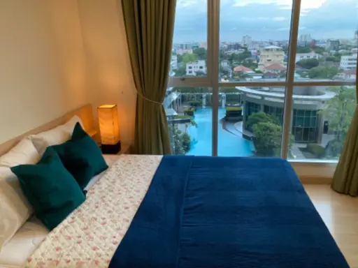 For rent, Rhythm Ratchada, 9th floor, beautiful room, complete with furniture and electrical appliances, book now, don't wait. images