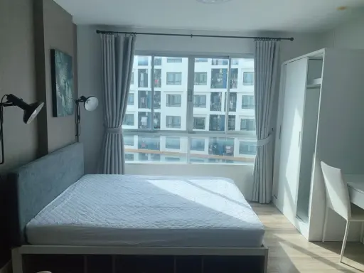 For sale, for rent, D Condo Campus Rangsit, Phase 2, 5th floor, outside view, fully furnished, ready to move in, book now, don't miss it. images