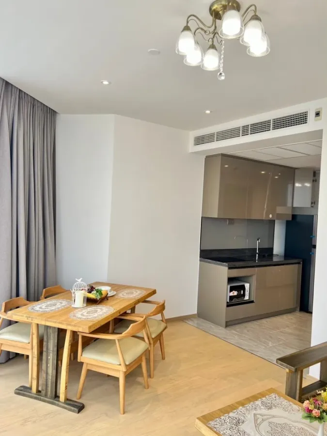 Condo for sale, Ashton Asoke-Rama 9, corner room, high floor, beautiful view, view of the heart of Rama 9, don't miss it.
