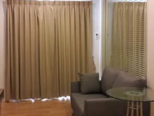 For rent, The Parkland Ngamwongwan, Khae Rai, this room has a very good view, fully furnished, 1 bedroom, ready to move in. Book now.
