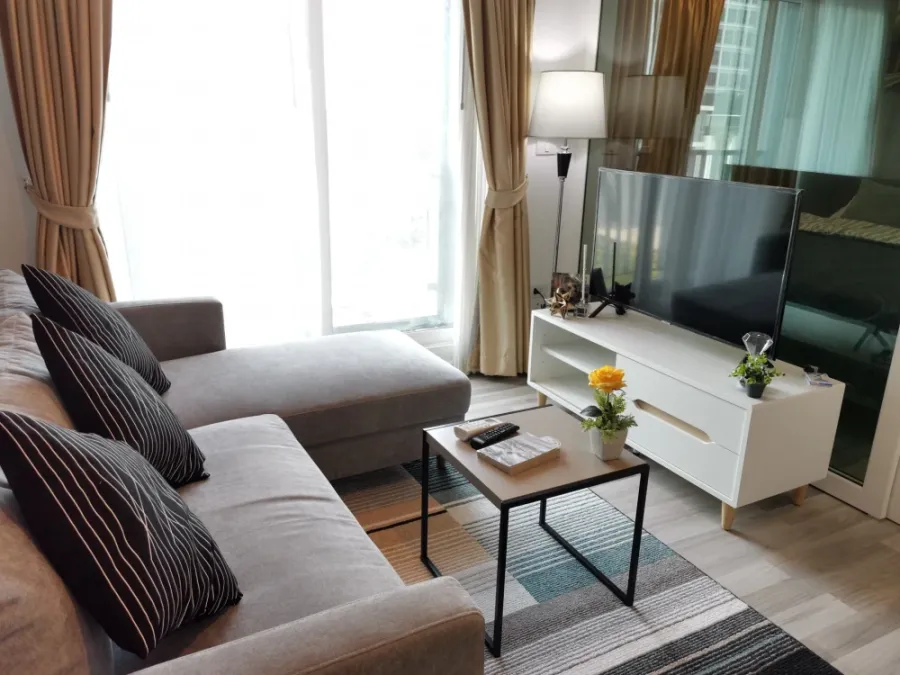 For sale, for rent, The Key Wutthakat, 5th floor, fully furnished room, ready to move in, reserve now, hurry!
