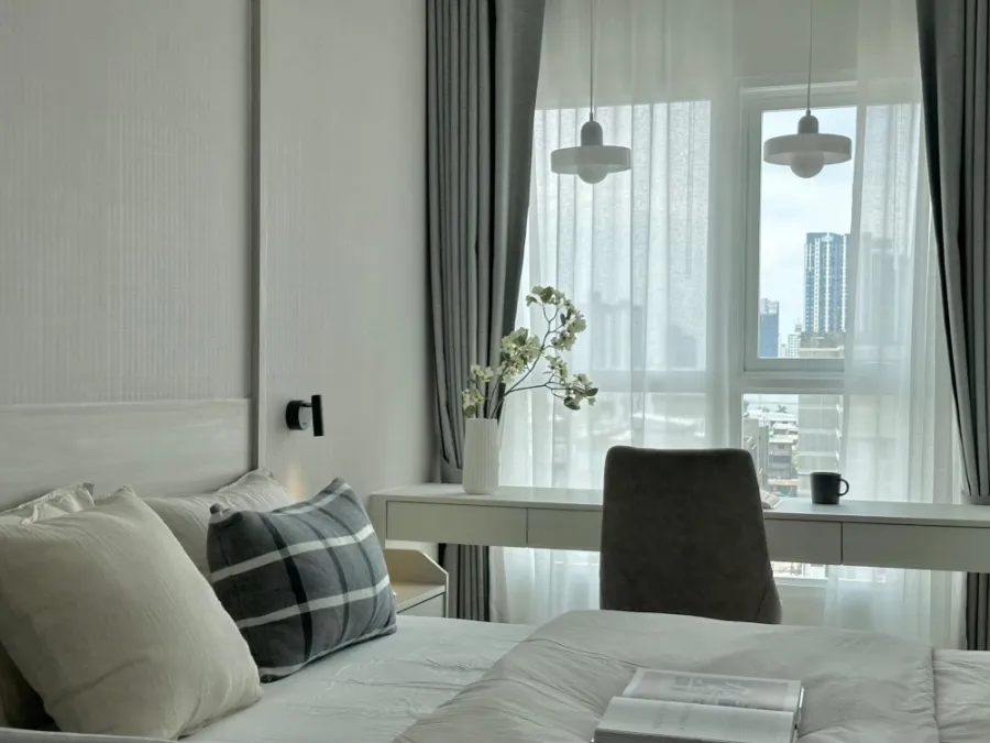 ให้เช่า Supalai veranda ramkhumhaeng ห้อง STUDIO ตกแต่งสไตล์ MINIMAL สวยและดีมีอยู่จริง จองเลย