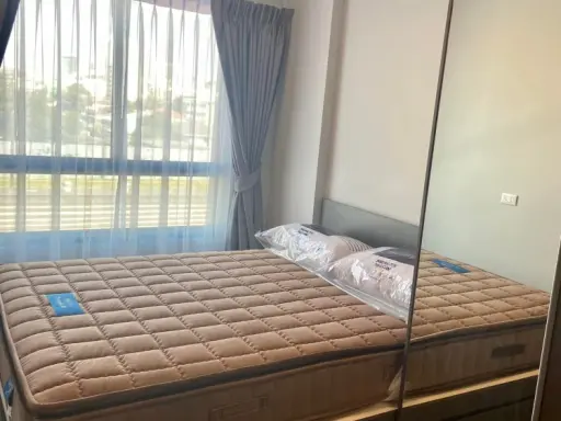 Condo for rent, Monte Rama 9, Building A, 5th floor, convenient transportation, near BTS, near shopping malls, don't wait, book now!!