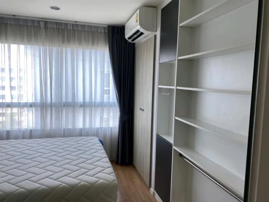 For rent: Lumpini Ville On Nut–Phatthanakan, 7th floor, garden view, fully furnished, nice to live in, reserve now.