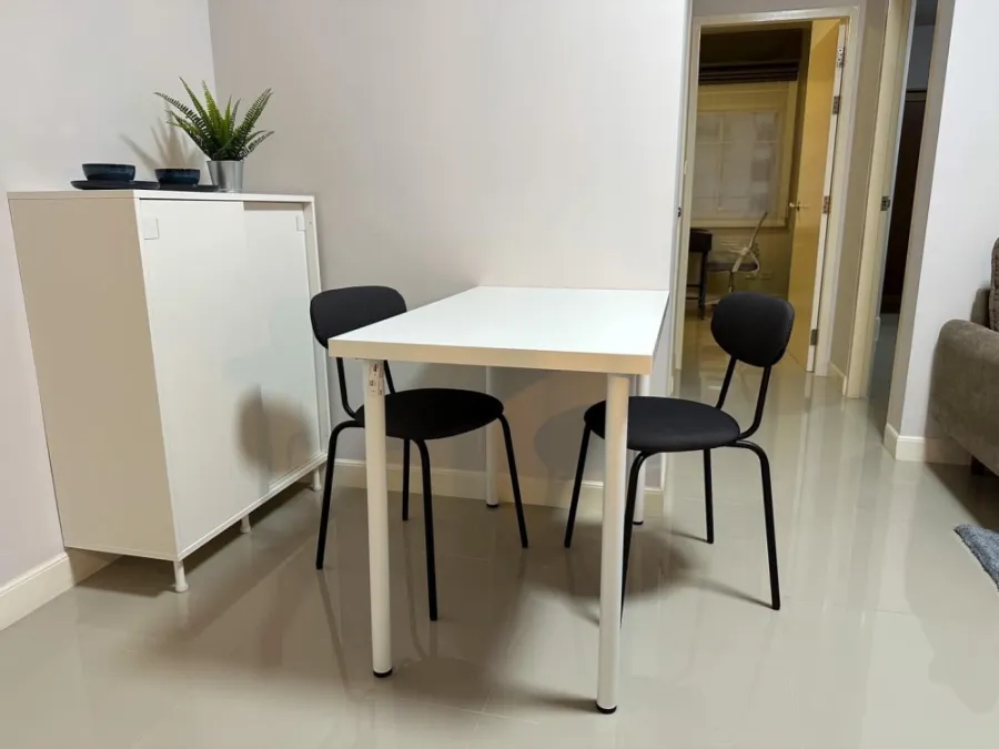 ขาย ให้เช่า My Condo Sukhumvit 103 ห้องมุมคนไม่พลุกพล่าน กว้างขวางอยู่สบาย มาแต่ตัวเข้าอยู่ได้เลยจ้า