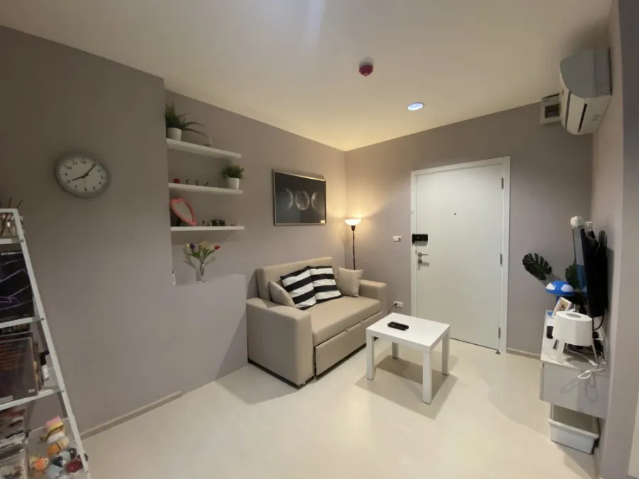 Condo for sale, Aspire Erawan, garden view behind building A, fully furnished, complete electrical appliances, urgently