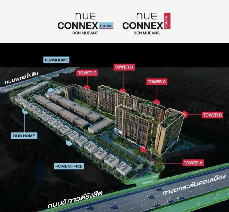 ขายดาวน์ นิว คอนเน็กซ์ คอนโด ดอนเมือง ห้องมุม เป็นส่วนตัว fully furnished จองเลย ก่อนหลุดมือ
