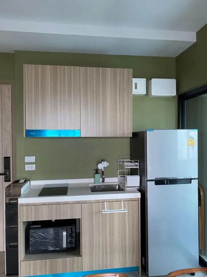 For rent: Altitude Unicorn Sathorn-Tha Phra, size 37 sq m, 25th floor, nice view, nice to live in, fully furnished, reserve now!