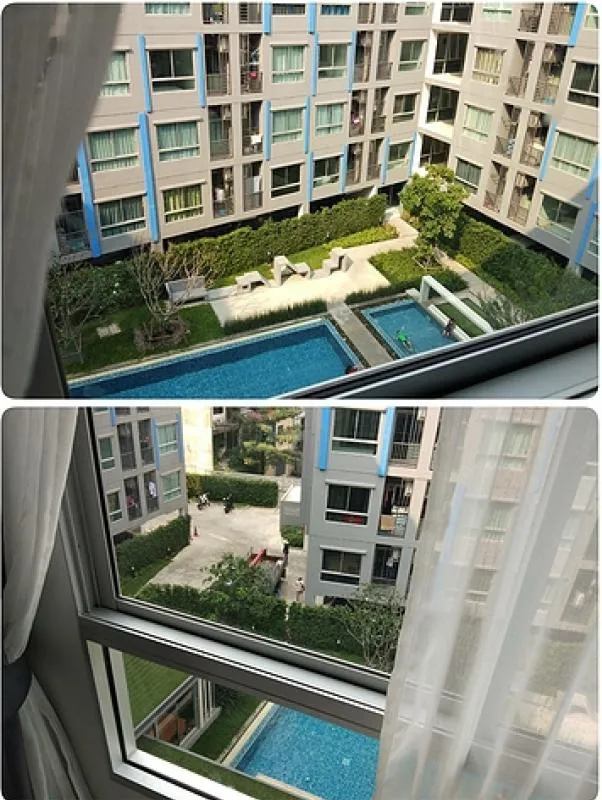 ให้เช่า เดอะ คีทท์พลัส สุขุมวิท113 ชั้น 5 วิวสระน้ำ ไม่ร้อน รีบจัดเลยสิค่ะ