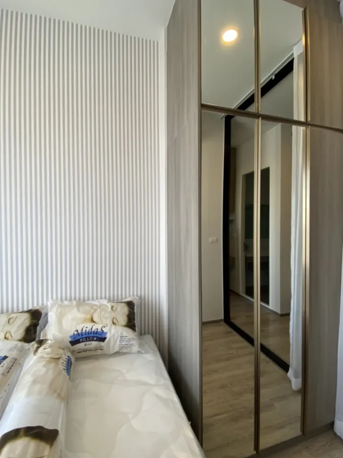 ให้เช่า คอนโด ไนท์บริดจ์ เกษตร โซไซตี้ ติด Wallpaper ทั้งห้อง, Fully furnished พร้อมเข้าอยู่จ้า