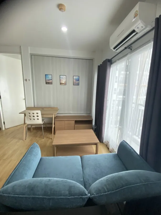 For rent: Parkland Taksin - Tha Phra, 24th floor unit with excellent ventilation. Fully furnished with complete functionality. Book now!