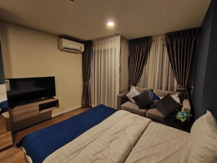 ให้เช่า คอนโด ดิ ออริจิ้น รามอินทรา 83 สเตชั่น ตกแต่งสีคุมโทน เฟอร์นิเจอร์ครบครัน น่าอยู่ จองด่วนๆ
