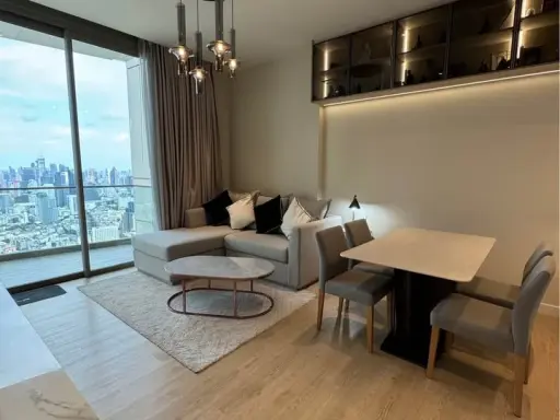 Magnolias Waterfront Residence for sale, high floor unit with Chao Phraya River view, 3m high ceiling, airy, reserve now! images