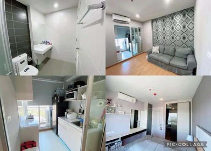For rent!! Condo The President Sukhumvit-Samut Prakan, convenient transportation, next to BTS Praksa, don't miss it!!