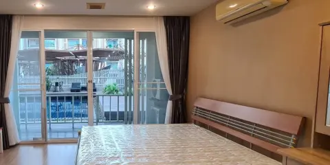 ให้เช่า V Condo Salaya ห้องมุมให้ความเป็นส่วนตัว เฟอร์ครบครัน หิ้วกระเป๋าเข้าอยู่ได้เลยจ้า