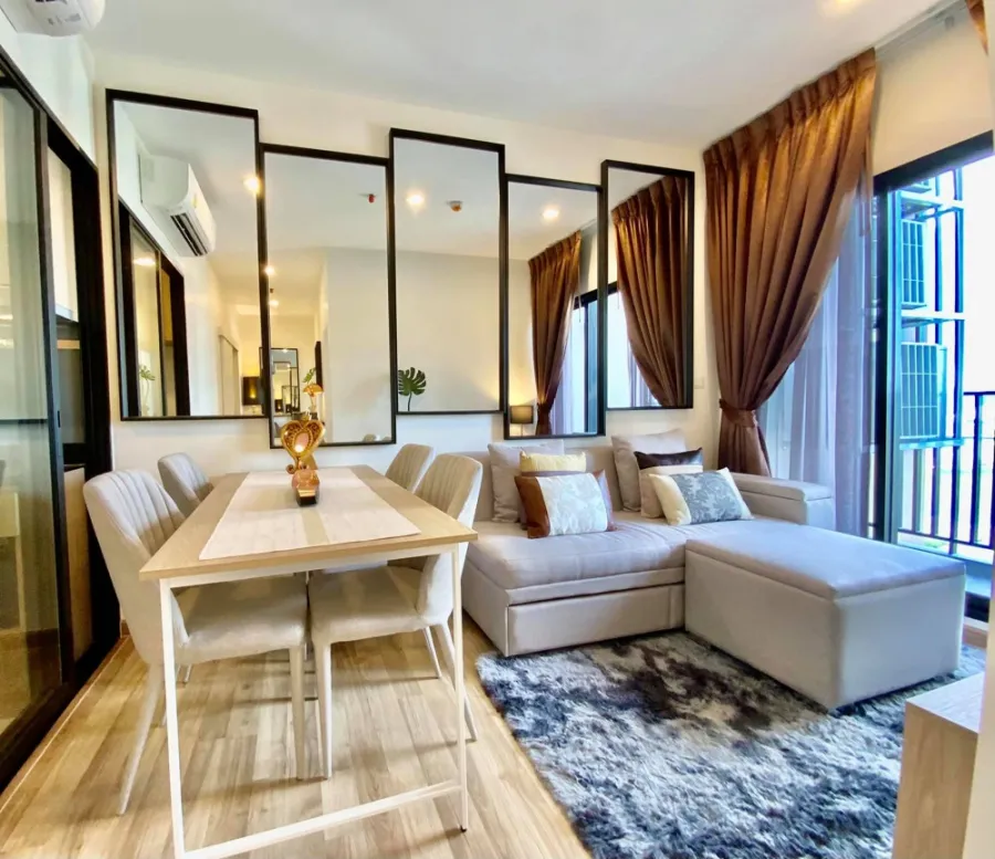 Can't reserve this room anymore. Get a very beautiful view of the Chao Phraya River, decorated well. Book now at Niche Mono Charoen Nakhon for rent.