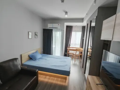 For rent!! Ideo Ramkhamhaeng - Lamsalee Station, 14th floor, east side, open view, not blocked, beautiful room, complete facilities, book now!! images