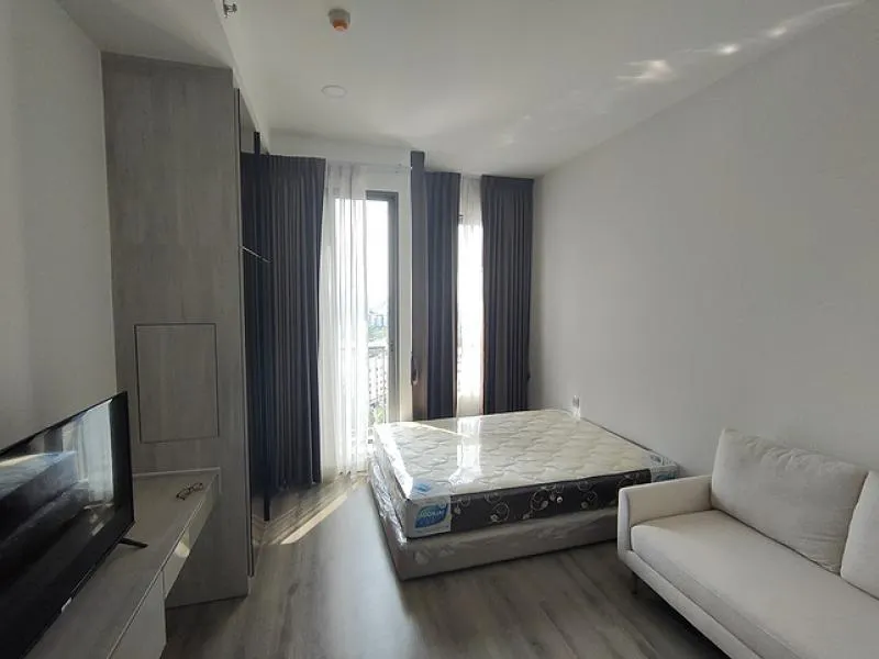 Beautiful rental room, fully furnished, ready to move in at Miti Chiva Kasetsart, 1 bedroom 23.43 sq m. Drag your bags in.