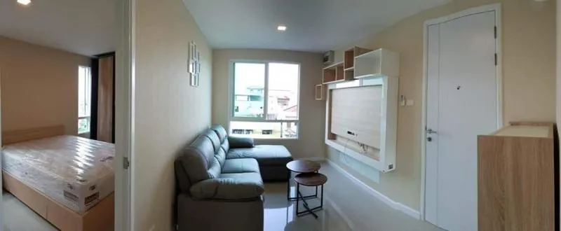 For Rent JW Condo @ Donmuang ตึก F ชั้น 5 ห้องมุมนอกเงียบสงบ ปลอดโปร่ง