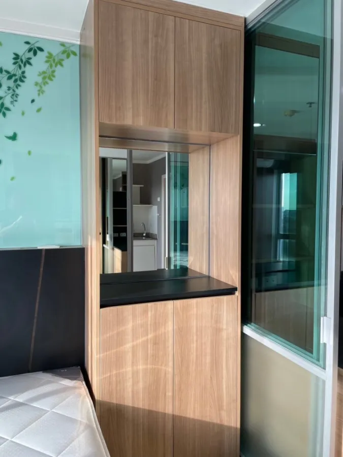 Urgent for rent !! Condo Lumpini Ville Lasalle - Bearing, furniture, furniture and appliances, good location, convenient transportation, book now !!