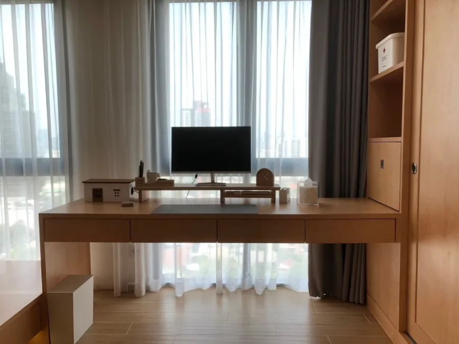 For rent!! Regal Sathorn Narathiwat, 22nd floor, beautiful room, newly renovated, Muji style, fully furnished, ready to move in. Don't miss out!!
