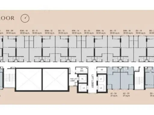 ขายดาวน์ แอสปาย อ่อนนุช สเตชั่น Layout จาก AP ห้องกว้าง + ครัวปิด ขนาด 27 ตรม. รีบจองให้ไวเลย images