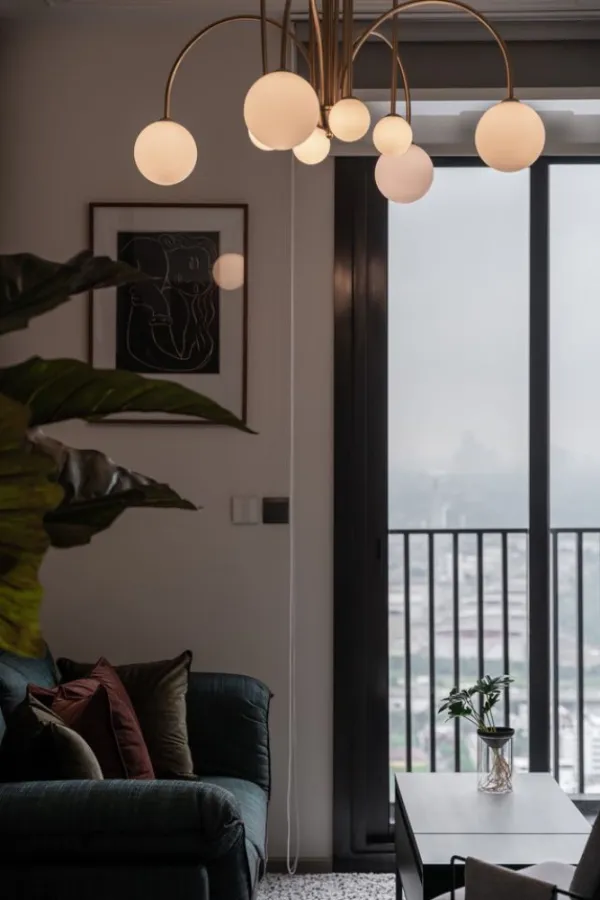 Sell / rent The Line Sukhumvit 101, Duplex room, very beautiful decoration. Premium grade furniture, don't miss it.
