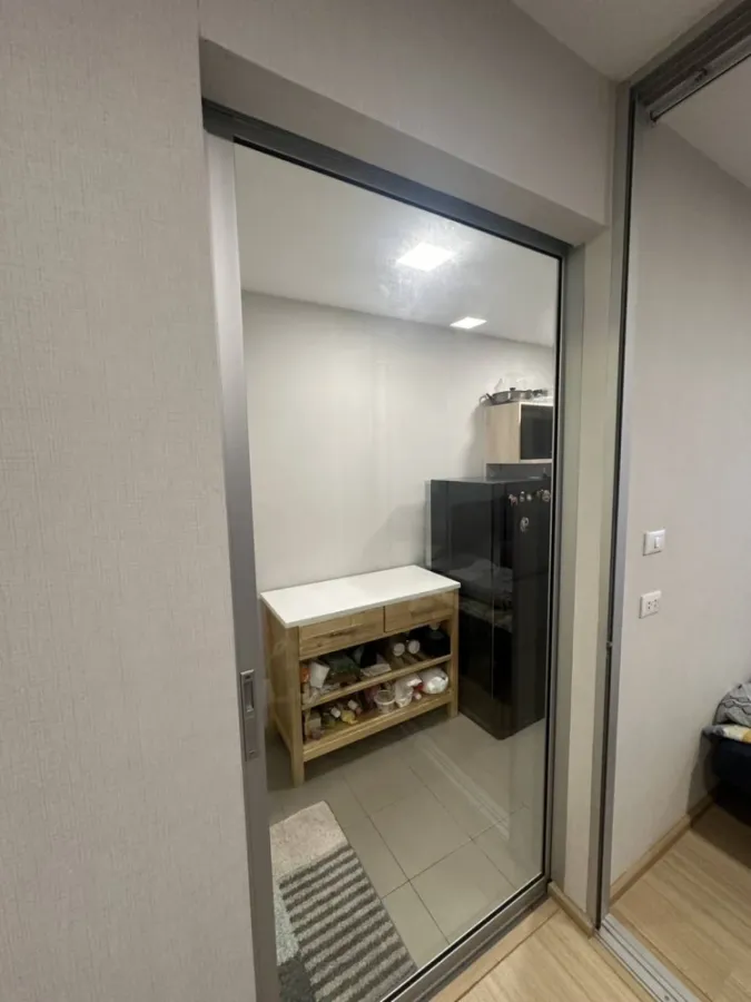 For rent: Plum Condo Rangsit Alive 1, 8th floor, outside view, corner room, fully furnished, ready to move in, reserve now.