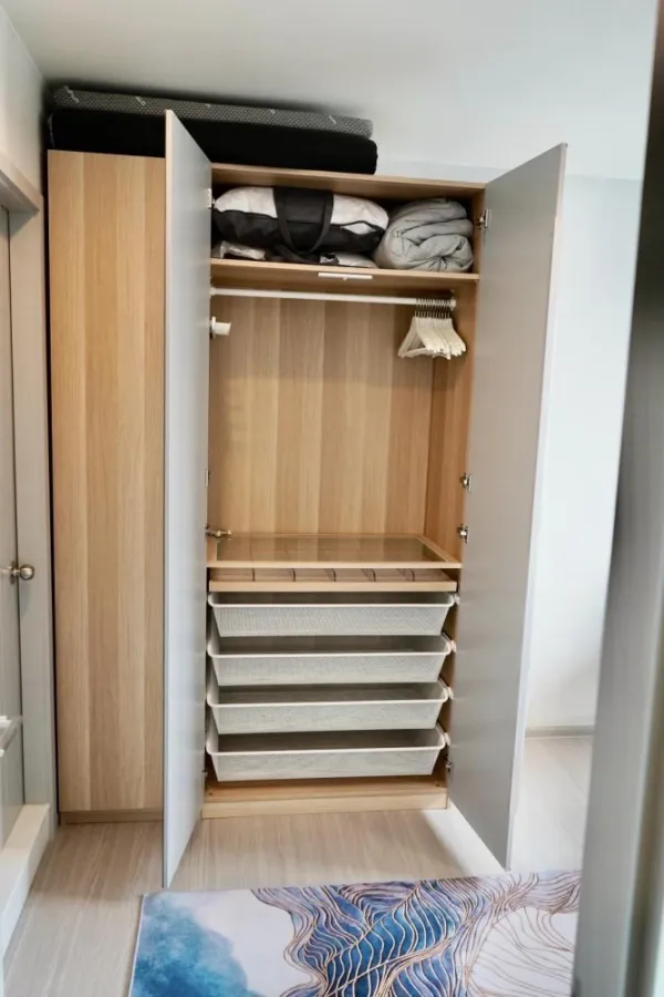 ให้เช่า Life Sukhumvit 62 ห้องกั้นเป็นสัดส่วน ตกแต่งอย่างดี เฟอร์ครบ เครื่องใช้ไฟฟ้าจัดเต็ม ห้ามพลาด