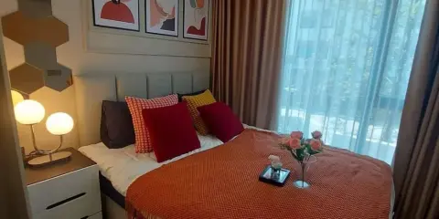 ปล่อยเช่าคอนโด Atmoz flow minburi 1 bedroom Extra แต่งพร้อมอยู่ สะดวกครบจบที่นี่ อย่าพลาด