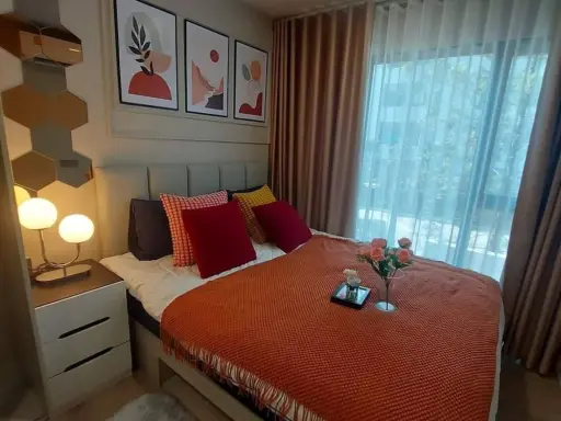 ปล่อยเช่าคอนโด Atmoz flow minburi 1 bedroom Extra แต่งพร้อมอยู่ สะดวกครบจบที่นี่ อย่าพลาด images