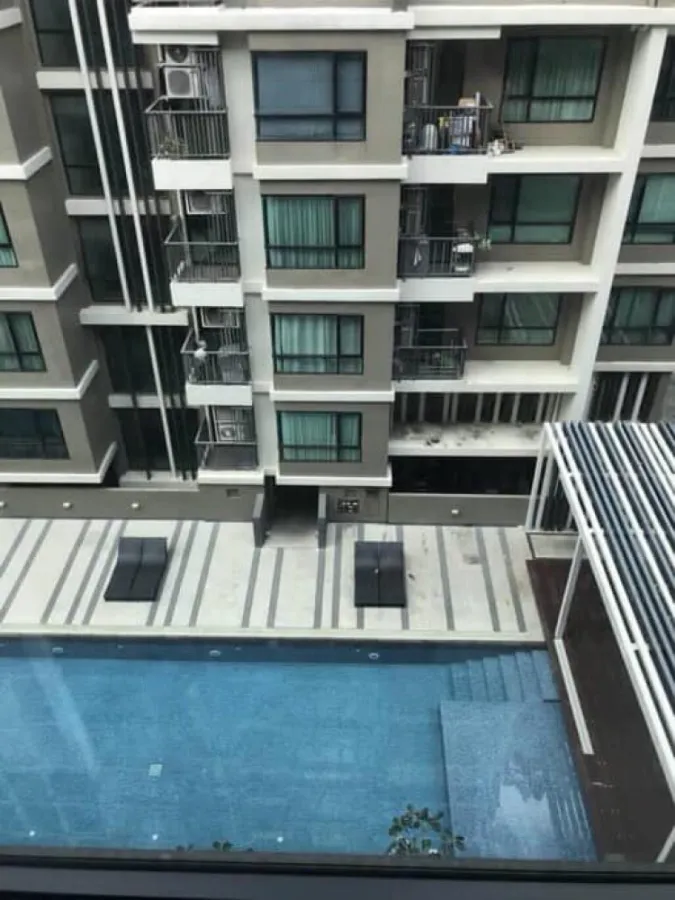 ให้เช่าคอนโด พรีมิโอ ไพร์ม ห้องสวยพร้อมระเบียง วิวสระ อย่างนี้ต้องจอง !!