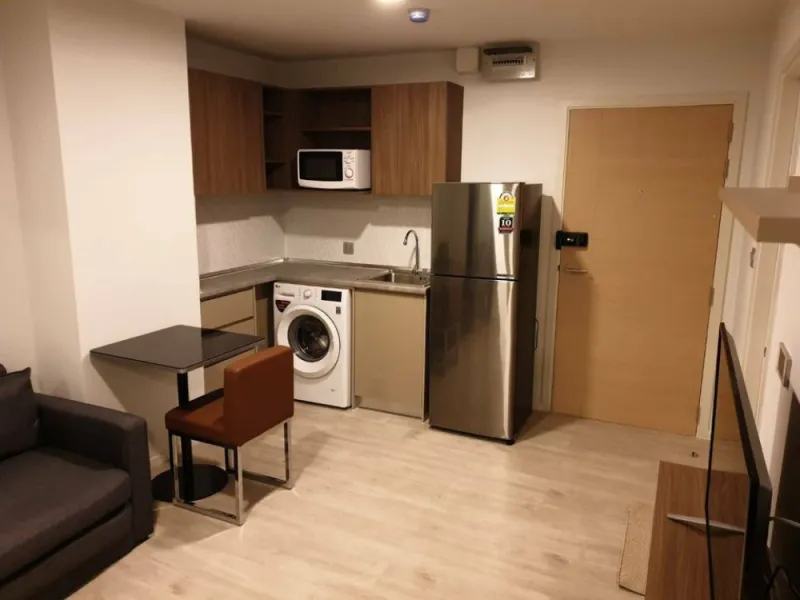 ปล่อยเช่า Kave Condo 1 ห้องนอน ขนาด 35 ตรม. ตำแหน่งดีห้องมุม แถมเครื่องใช้ไฟฟ้าครบ รีบจองเลย