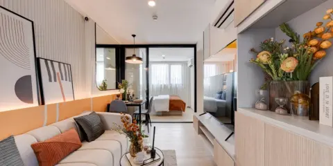 ขายดาวน์ The Origin Sukhumvit - Praksa ชั้น 28 ทำเลดี ส่วนกลางครบ สนใจจองเลย