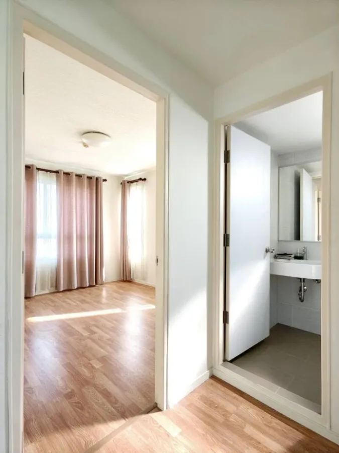Selling two unfurnished Lumpini Ville Onnut - Ladkrabang units. Spacious, airy, and comfortable. Perfect for those who love decorating their own rooms