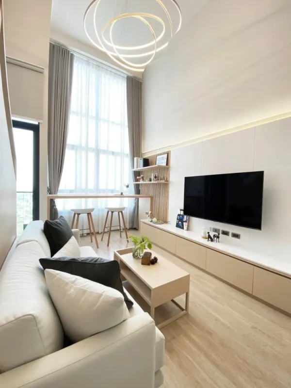 ให้เช่า IDEO NEW RAMA 9 ห้อง DUPLEX ตกแต่งสวย ดูดีมีสไตล์สุดๆ เรียบหรูขนาดนี้ จองเลยจร้า