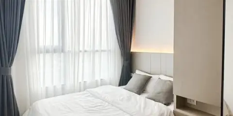 ให้เช่าคอนโด ดิ ออริจิ้น ราม 209 อินเตอร์เชนจ์ 1 Bedroom Plus ชั้น 14 ตกแต่งพร้อมเครื่องใช้ไฟฟ้าครบ รีบจอง