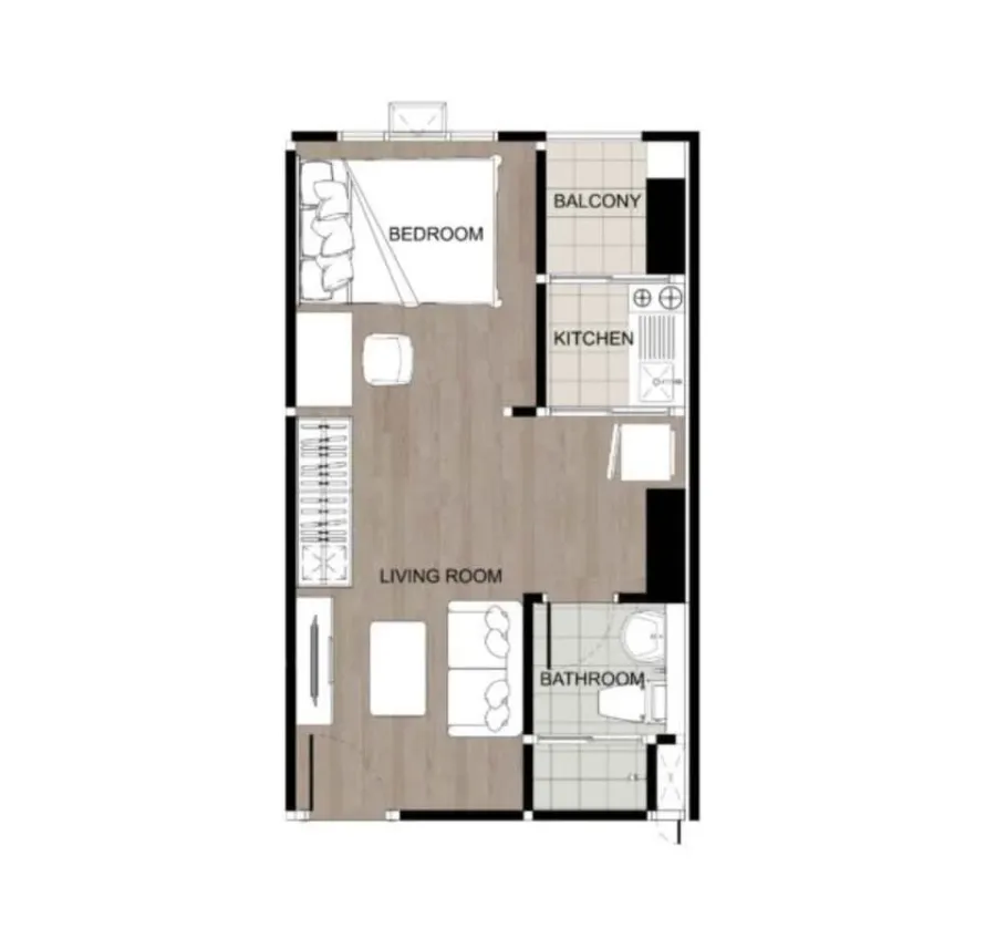 For rent: Regent Home Bangna. Comfortable rooms at affordable prices, fully furnished. Book now!