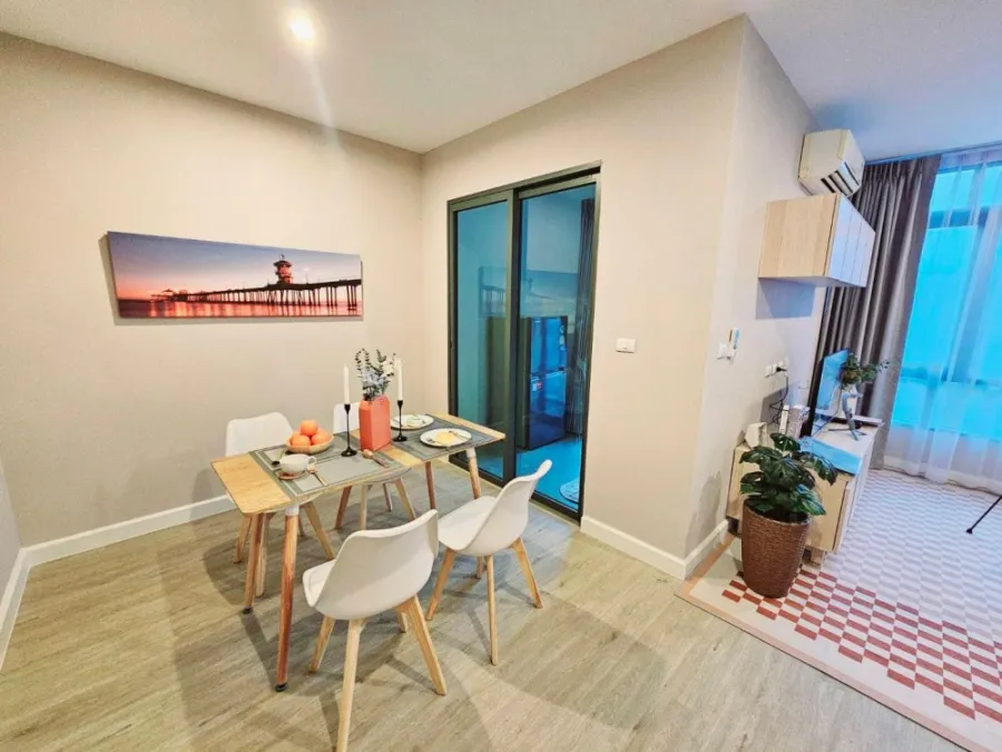 Condo for rent, Metro Sky Prachachuen, corner room with privacy. Dressed and ready to move in Not booking is a big mistake.