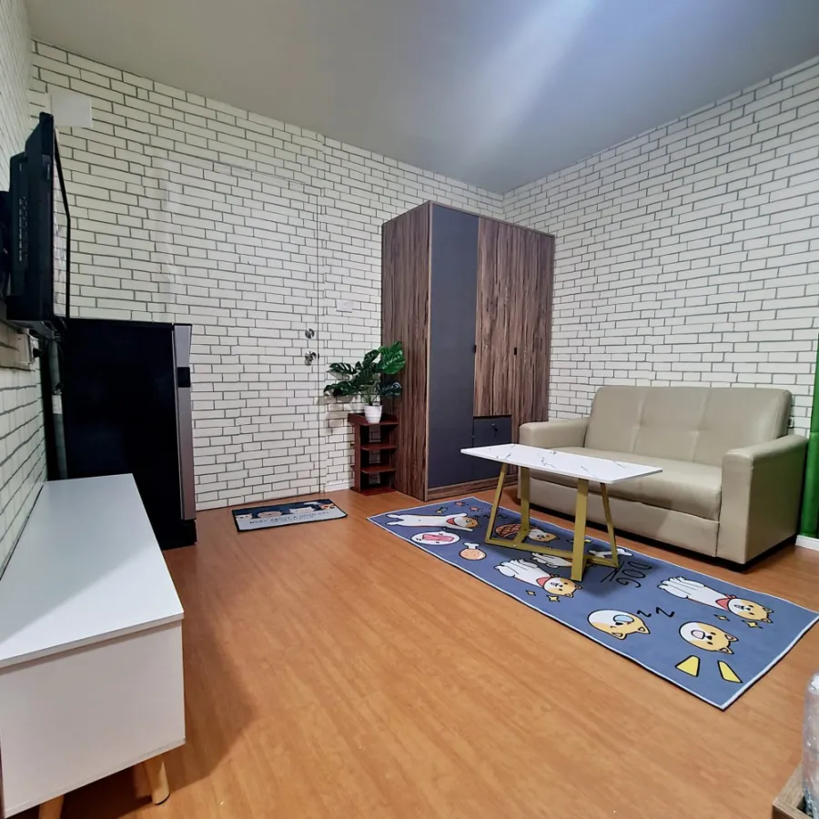 For rent Lumpini Township Rangsit Klong 1 room decorated in a very stylish style. plus built-in washing machine Don't miss a lot