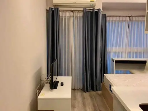 Double Lake Condominium for rent, 2 rooms, nicely decorated, fully furnished, electrical appliances, reserve now.