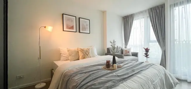 For rent The Origin Ramintra 83 Station ห้องโทนขาว สะอาดตา ราคาสบายกระเป๋า บอกเลยว่าต้องจอง images