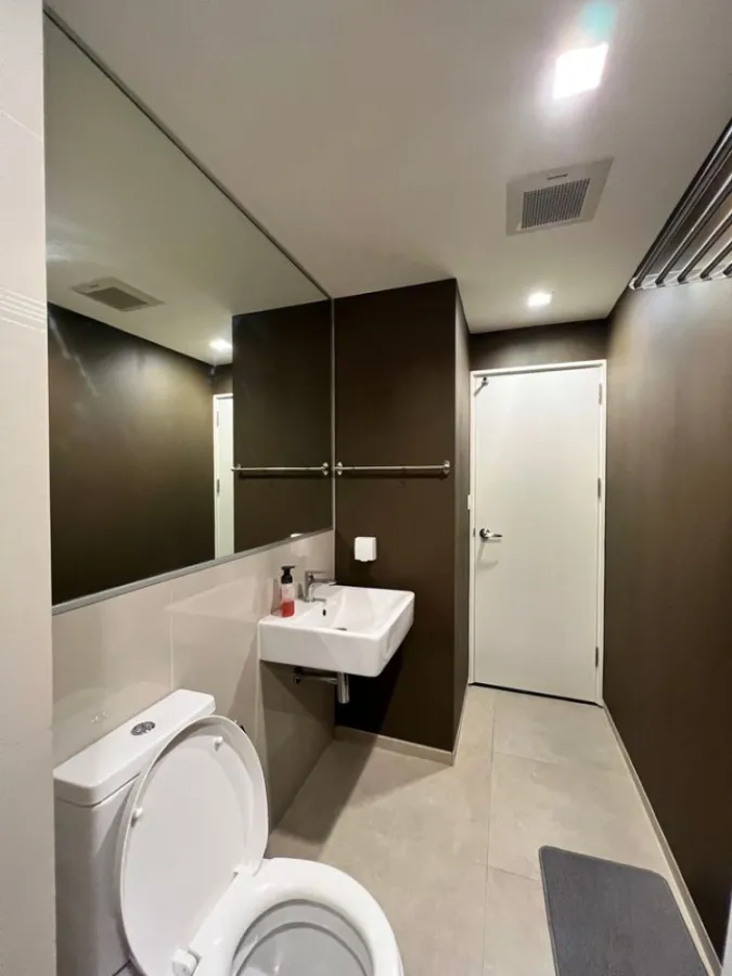 Condo for sale, Chambers Chaan, Ladprao-Wang Hin, fully furnished, electrical appliances Divide the kitchen into proportions. Hurry up.