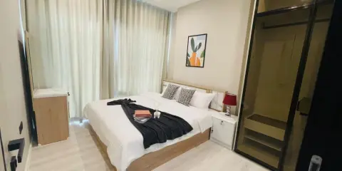 ให้เช่า คอนโด The Room พญาไท ชั้นสูง วิวเมือง ห้องตกแต่งครบครัน มาแต่ตัวเข้าอยู่ได้เลยจ้า