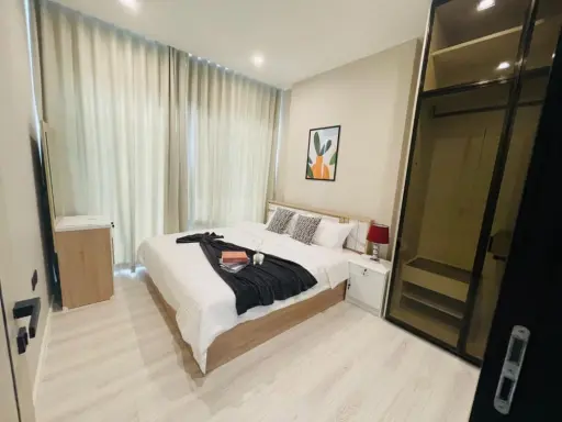 ให้เช่า คอนโด The Room พญาไท ชั้นสูง วิวเมือง ห้องตกแต่งครบครัน มาแต่ตัวเข้าอยู่ได้เลยจ้า