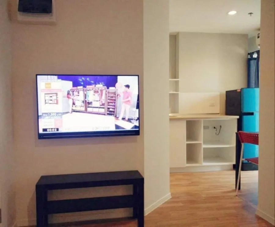 For rent, Lumpini Ville Nakhon In Riverview, 1 bedroom, 1 bathroom, fully furnished, ready to move in, best price, book quickly.