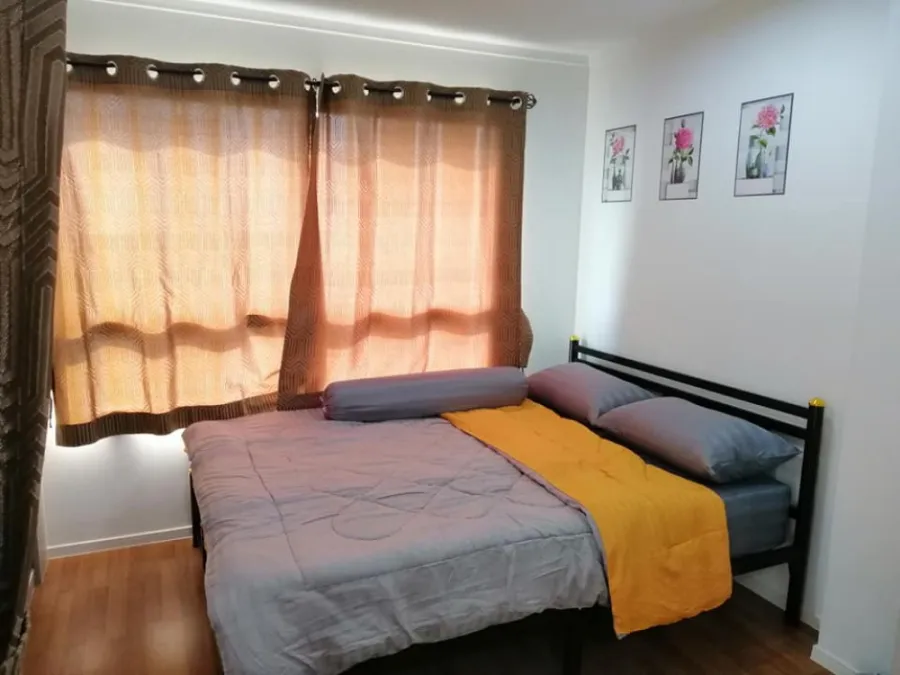 Condo for rent, Lumpini Place Borommaratchachonnani-Pinklao. Beautiful room, city view, near the mall like this, you need to reserve !!